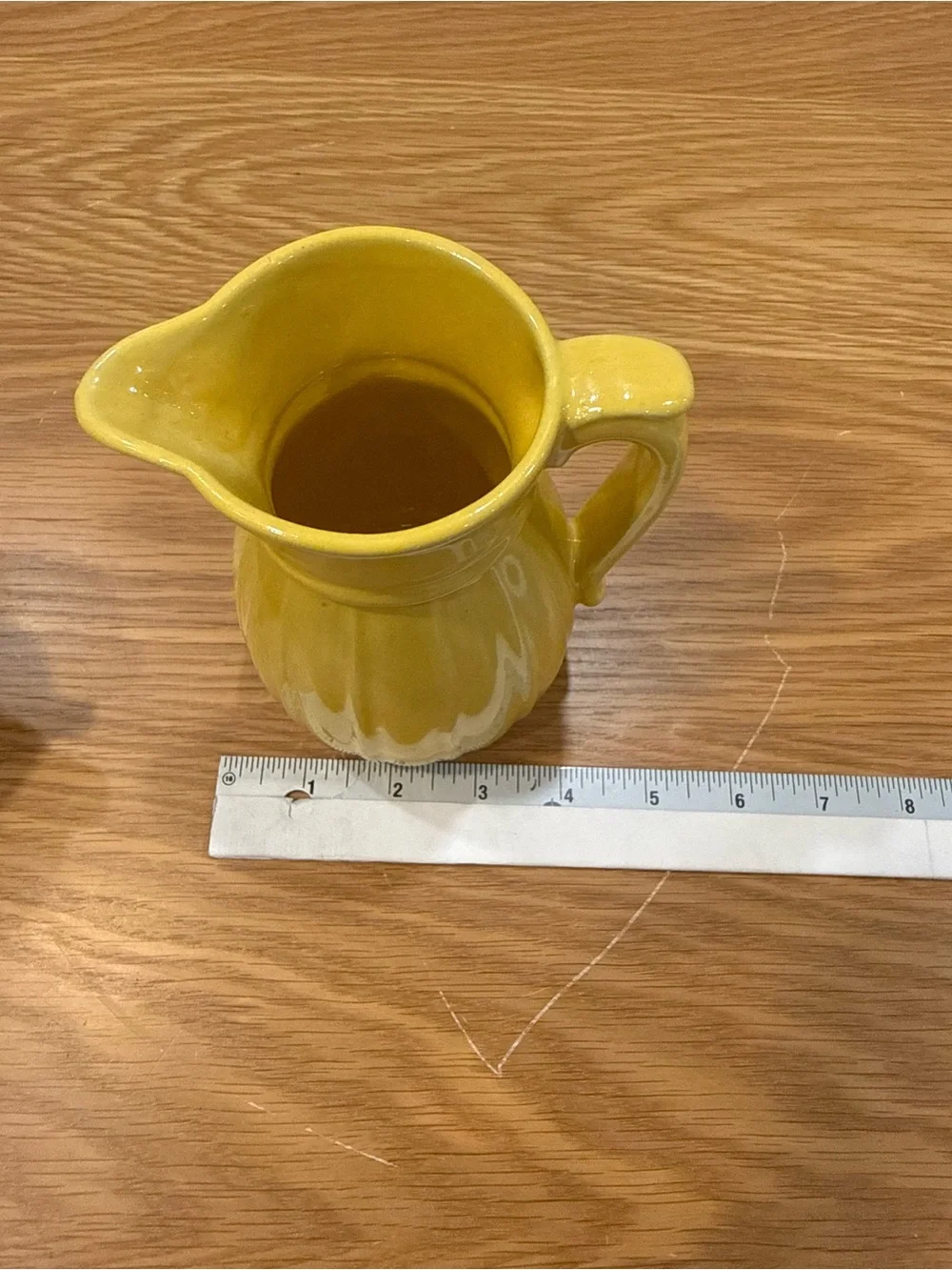 Yellow Ceramic Pitcher and Sugar Jar Set - Bright Yellow Home Kitchen Serveware